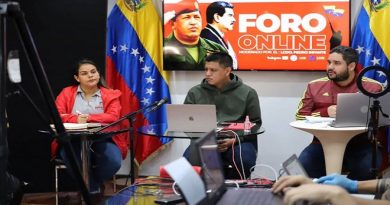 Juventud venezolana repudia persecución del gobierno de EE.UU. que intenta distraer la atención ante crisis humanitaria en su país