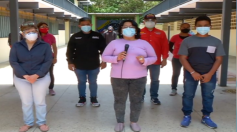 Comunidad Educativa y estudiantes agradecen proceso de desinfección y mantenimiento escolar en UEN Fray Pedro de Agreda en El Valle