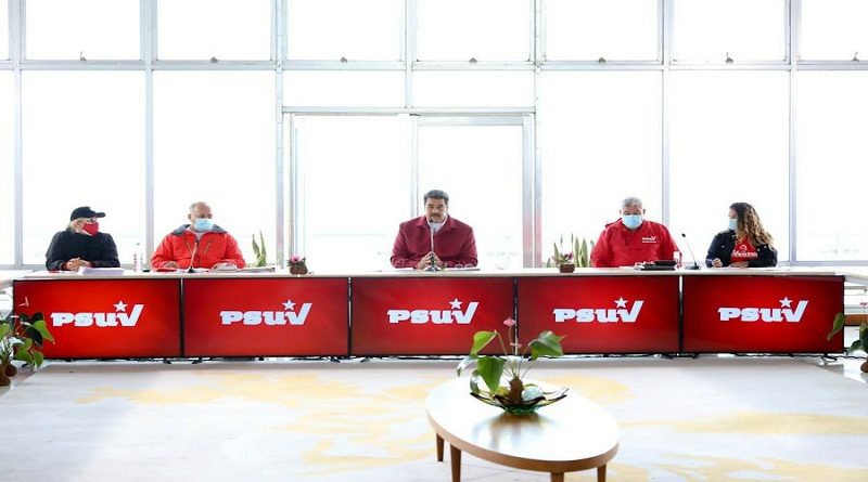 Dirección Nacional del PSUV afinan rutas y definen escogencias de candidatos que participarán en las Megaelecciones del 21NO