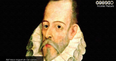 Venezuela rememora el natalicio del novelista español Miguel de Cervantes