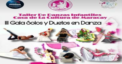 Gala de Solos y Duetos en danza se presentó en la Casa de la Cultura de Maracay