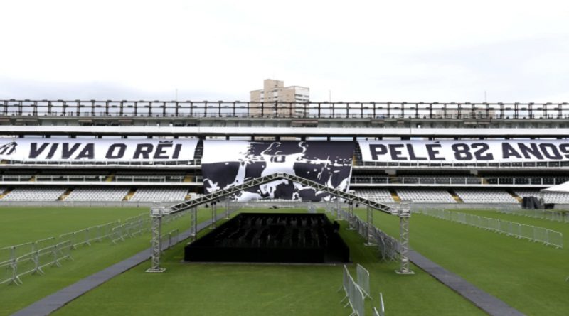 Preparan el Vila Belmiro para el funeral del «Rey» Pelé