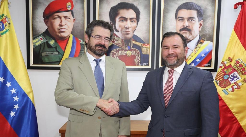 Canciller Yván Gil y embajador de España trazan líneas de trabajo conjuntas