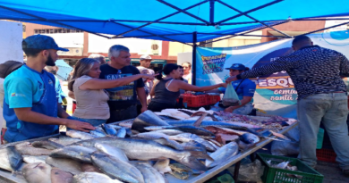 Más de 42 toneladas de pescado fueron comercializados en Guaicaipuro durante Semana Santa