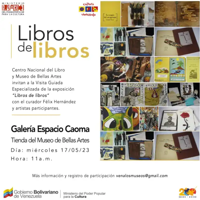 Hasta el 21 de mayo estará abierta exposición libros de libros en MBA