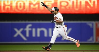 Anthony Santander demuestra su poder y se la bota a Tampa Bay