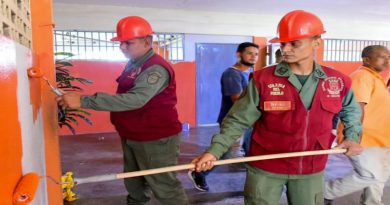 Bricomiles se despliegan para atención de planteles en municipio Caroní del estado Bolívar