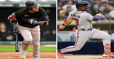 Acuña y Arráez nominados al premio Hank Aaron