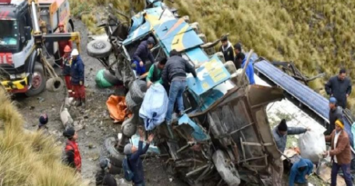 Al menos seis fallecidos y siete heridos en accidente vial en Bolivia