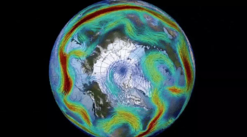 Vórtice polar gira a la inversa sobre el Ártico y podría revolucionar clima global