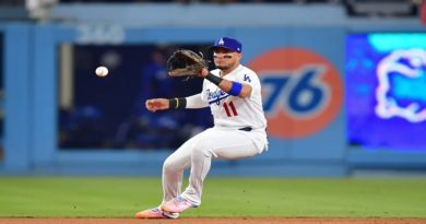 Miguel Rojas se ausentará de la alineación de los Dodgers