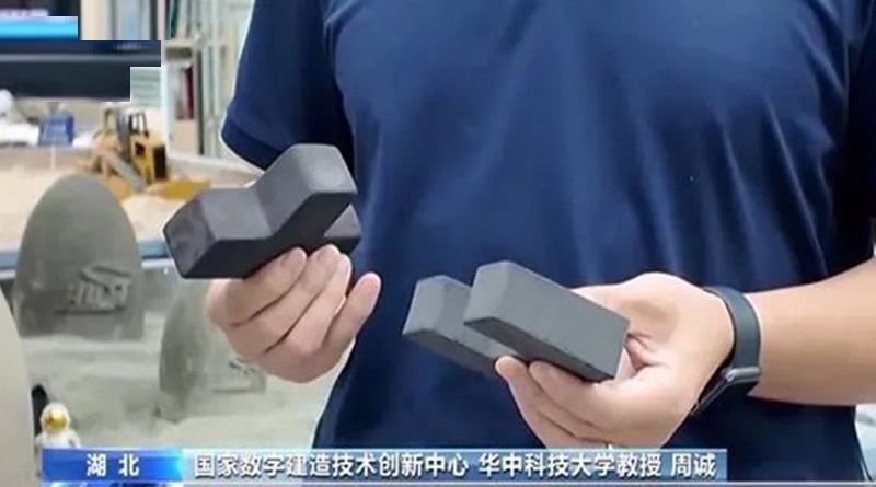 China experimenta con 'ladrillos lunares' más fuertes que el hormigón