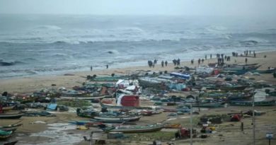 Ciclón Fengal llega a la India con fuertes precipitaciones