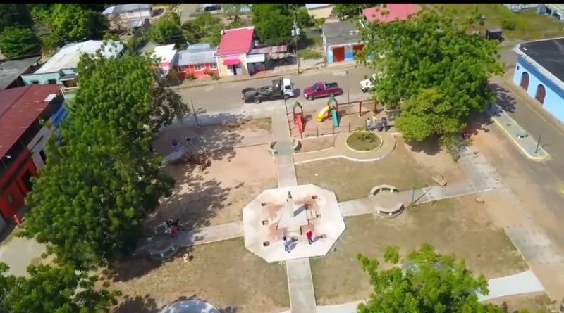 Rehabilitación de plaza Bolívar en Cazorla presenta avance de 70%