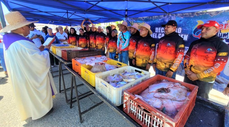 Pescadores de Miranda donan más de tres mil 600 kilos de pescado en Barlovento